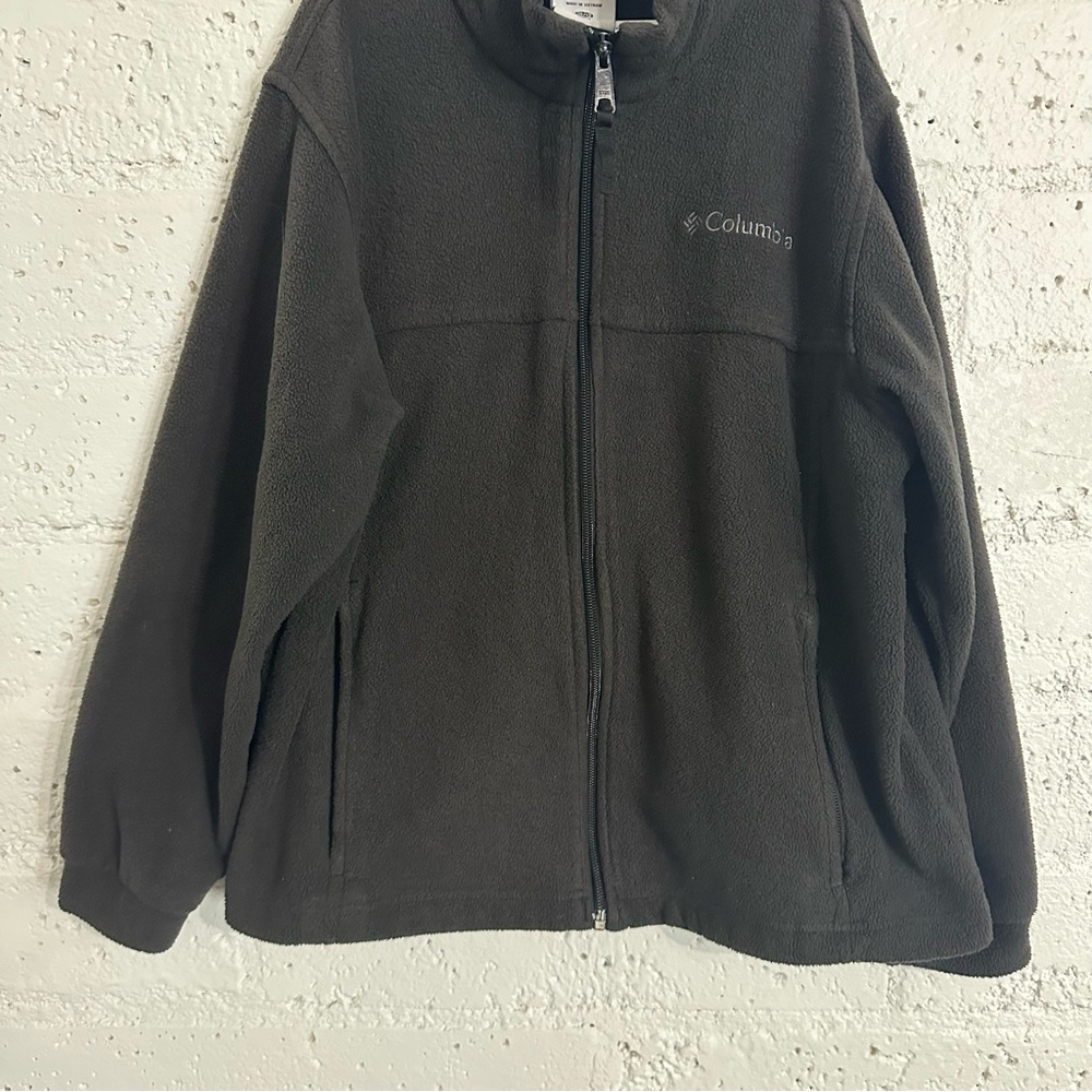 5/$25 Columbia Boys Jacket 10/12 Gray Fleece Full Zip AR3 - Picture 3 of 5